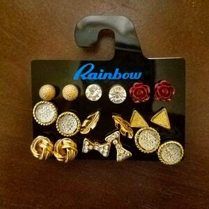 Rainbow earring set